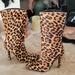 Zara Shoes | Nwt Zara Leopard Animal Print Hair On Leather Boots 6.5 | Color: Black/Gold | Size: 6.5