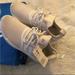 Adidas Shoes | New Adidas Size 8 Nmd_r1 Primeblue Women’s White Metallic Sneakers Shoes | Color: White | Size: 8