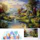 1000 Pieces for Lake House Puzzles, Thomas Jigsaw Puzzles for Adults 1000 Pieces and Up, Kinkade Puzzle Gifts for Women & Mom