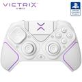 PDP Victrix Pro BFG drahtlos Gaming Controller for Playstation 5 / PS5, PS4, PC, Modular Gamepad, Remappable Buttons, Customizable Triggers/Paddles/D-Pad, PC App White