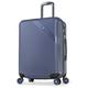 Ganz Voyagerland Luggage Lightweight Durable Hardshell Spinner Wheels Medium Size Travel Suitcase, Carry on (Navy Blue, Medium)