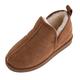 Lambland Men's Premium Sheepskin Boot Slippers Anti Slip Sole (Light Brown, UK Footwear Size System, Adult, Men, Numeric, Medium, 7)
