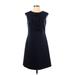 Eliza J Casual Dress - A-Line: Blue Dresses - Women's Size 4