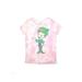 Lucky Charms Short Sleeve T-Shirt: Pink Tie-dye Tops - Kids Girl's Size 7