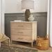 Mayfair Wood and Marble 3-Drawer Chest