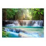 Landscape Non-pasted Wallpaper Wall Mural - Magical Waterfall