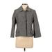 H&M Jacket: Short Gray Jackets & Outerwear - Women's Size 8