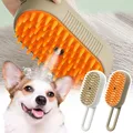 Peigne de toilettage pour chien brosse de bain avec poignée brosse à vapeur électrique brosse en