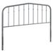 Lennon King Metal Headboard - East End Imports MOD-6167-GRY