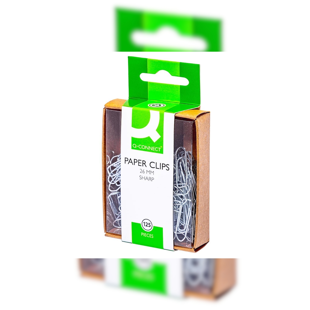 Q-Connect® KF02021 Büroklammern - 26 mm, 125 Stück verzinkt Image