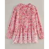 Blair Women's Haband Women's Cotton Embroidered Eyelet Tunic with Pintucks - Pink - L - Misses