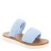 Koolaburra by UGG Alane Terry Slide - Womens 12 Blue Sandal Medium