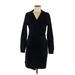 Honey Punch Casual Dress - Sweater Dress: Black Dresses - Women's Size Medium