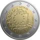 2 Euro Coin 2015 Latvian 30 Years Of EU Collectible European Coin