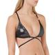 Calvin Klein Damen Triangel Bikini Oberteil Triangle-Rp mit Schnürung, Schwarz (Pvh Black), XL