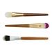 6pcs Bamboo Handle Cosmetic Brushes Sets Makeup Brush for Home Travel Outdoor