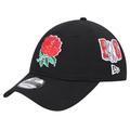 England Rugby New Era Patchwork 9TWENTY Cap – Schwarz – Exklusiv