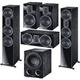 Signature 5.1 Home Theatre Pack with 2x 507 Floorstanding Speaker Center 53 Speaker 2x 503 Shelf Speaker Alpha Powered Subwoofer Black