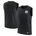 Men's Nike Black Pittsburgh Steelers Muscle Tank Top