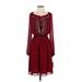 Altuzarra for Target Casual Dress: Burgundy Print Dresses - Women's Size 2