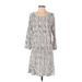 Soft Joie Casual Dress - Shift: Gray Marled Dresses - Women's Size X-Small