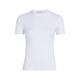 Calvin Klein Damen T-Shirt MODAL RIB C-NECK TOP, weiss, Gr. XS