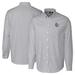 Men's Cutter & Buck Charcoal San Antonio Missions Big Tall Oxford Stretch Stripe Long Sleeve Button-Down Dress Shirt
