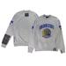 Unisex NBA x Two Hype Heather Gray Golden State Warriors Culture & Hoops Heavyweight Pullover Sweatshirt