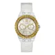 Guess , White Dial Steel Women`s Watch ,White female, Sizes: ONE SIZE