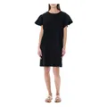 See by Chloé , Ruffle Sleeve Mini Dress Chs22Sjr15093 ,Black female, Sizes: S
