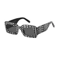 Marc Jacobs , Womens Sunglasses with Micro-Strass Detailing ,Black unisex, Sizes: 50 MM