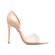Dolce & Gabbana , Beige Leather Open Toe Pumps ,Beige female, Sizes: 6 1/2 UK