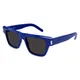 Saint Laurent , Blue and Black Acetate Sunglasses ,Blue male, Sizes: 51 MM