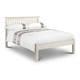 Julian Bowen Barcelona Bed Low Foot End Stone White - Double