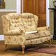Sherborne Lynton Fireside 2 Seater Sofa - Fabric Grade 2 - Light Oak, Wood