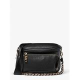 Michael Kors Slater Medium Pebbled Leather Sling Pack Black One Size