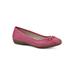 Women's Cheryl Ballet Flat by Cliffs in Fuchsia Burnished Smooth (Size 9 1/2 M)