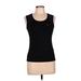 Nike Active Tank Top: Black Activewear - Women's Size Large