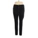 Talbots Jeggings - High Rise Skinny Leg Boyfriend: Black Bottoms - Women's Size 14 - Dark Wash