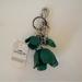 Coach Accessories | Coach New York Green Flower Keychain | Color: Green/Silver | Size: Os