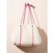 Anthropologie Bags | Anthropologie Annie Sherpa Tote Bag White Pink Large Shoulder Bag Catch All | Color: Pink/White | Size: Os