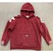 Adidas Shirts | Adidas Sweatshirt Mens Large Red Trefoil Logo Hoodie Pullover Fleece Casual | Color: Red | Size: L