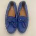 Coach Shoes | Coach Women's 8 Nadia French Blue Leather Loafers With Tassel Details Euc | Color: Blue | Size: 8