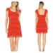 Free People Dresses | Free People Alicia Red Lace Mini Dress Size 8 Msrp: $250.00 | Color: Red | Size: M