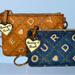 Dooney & Bourke Bags | Dooney And Bourke White Heart Wristlet And Coin Purse | Color: Blue/Orange | Size: Os
