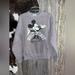 Disney Sweaters | Disney Parks Size Medium Women’s Crewneck Sweatshirt Gray, Black Mickey Mouse | Color: Black/Gray | Size: M