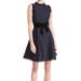 Kate Spade Dresses | Kate Spade Fit & Flare Bow Dress | Color: Black/Blue | Size: 6