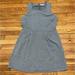 Madewell Dresses | Madewell Gray Sheath Dress Women's Size Large Sleeveless Short Dress | Color: Gray | Size: L