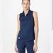 Adidas Tops | Adidas Navy Golf Polo Puremotion Sleeveless Small Fitted | Color: Blue | Size: S