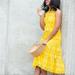 Kate Spade Dresses | Kate Spade Eyelet Patio Midi Dress | Color: Yellow | Size: M